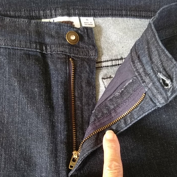 NWT Denim & Co. Rhinestone Control Panel Jeans 16 - Picture 11 of 16